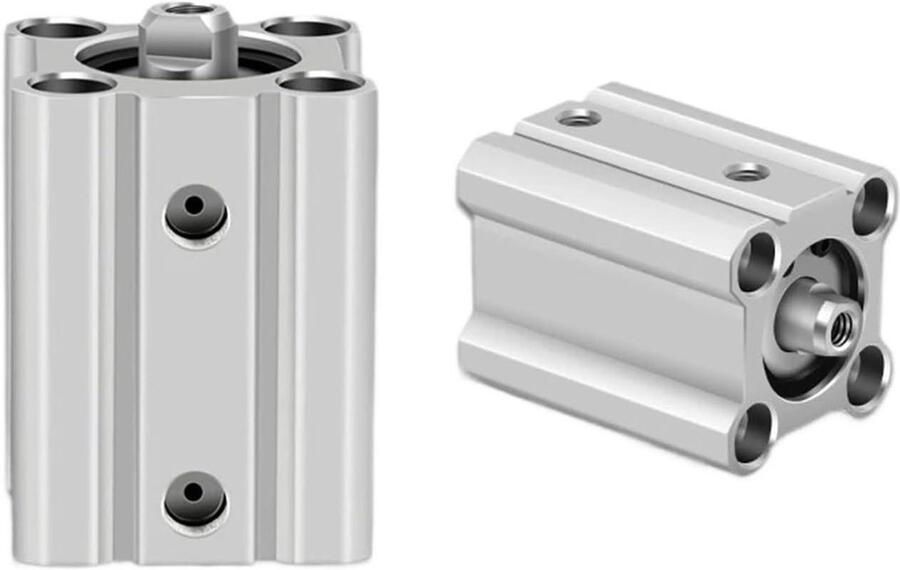 Compacte Cilinder Dunne Cilinder Industriële Automatisering Dubbelwerkend Ontwerp 32mm Boring 40mm Slag Metaal