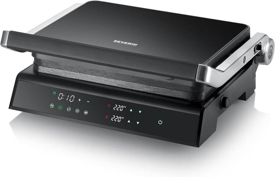 Compacte Contactgrill met Antiaanbaklaag en Temperatuurregeling