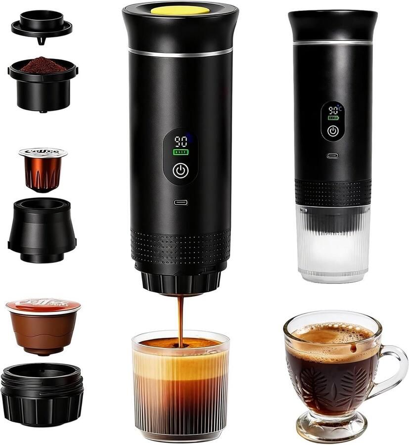 Compacte Draagbare Espressomachine voor Onderweg