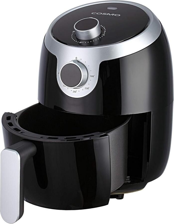 Compacte Elektrische Airfryer met Timer en Antiaanbaklaag 1000W