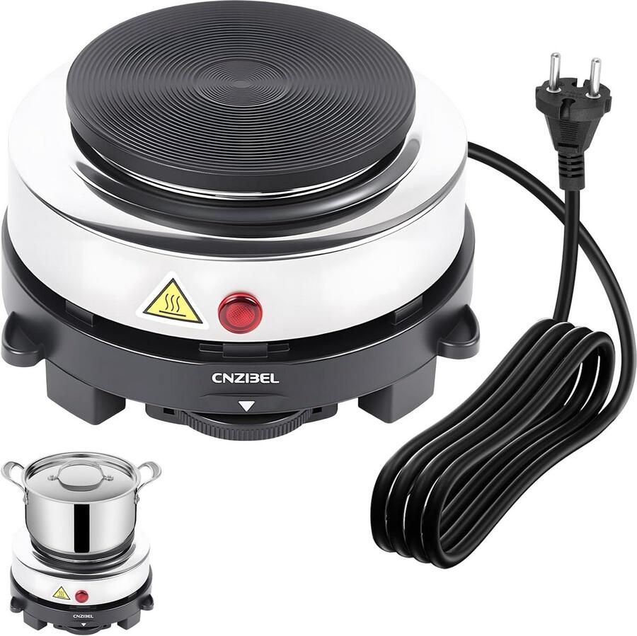 Compacte Elektrische Kookplaat Verstelbare Temperatuur voor Binnen en Buiten - Foto 1