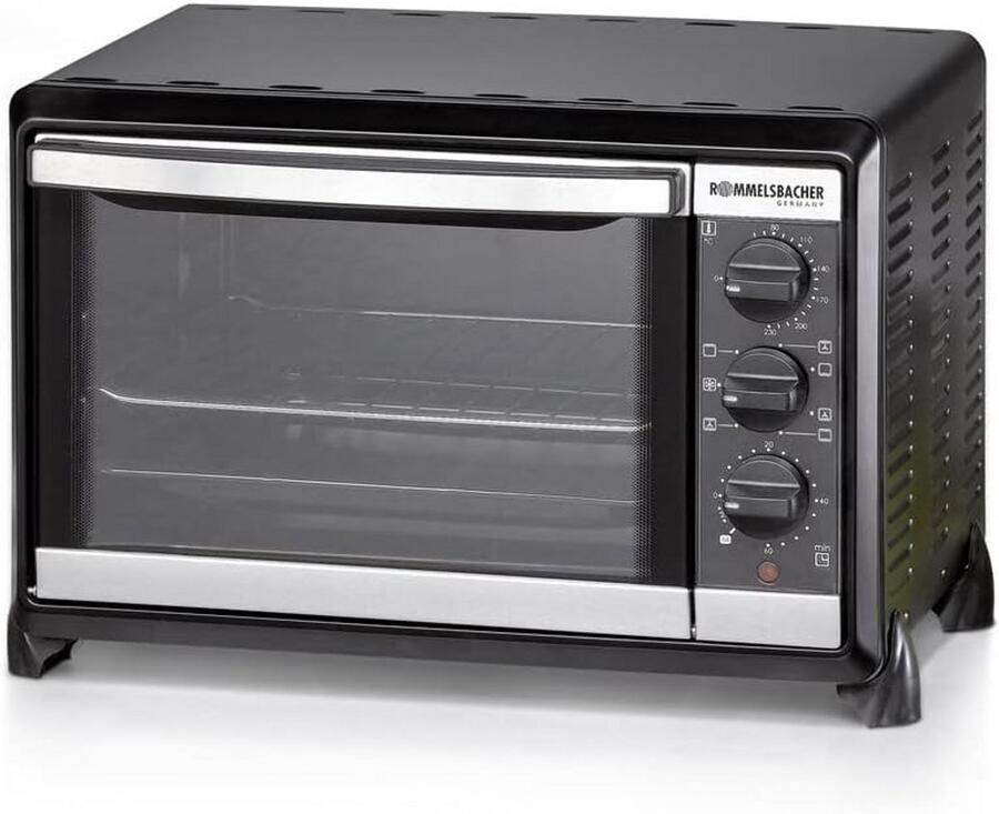 Compacte Elektrische Ovens met Hete Lucht en Pizzasteen 18 Liter