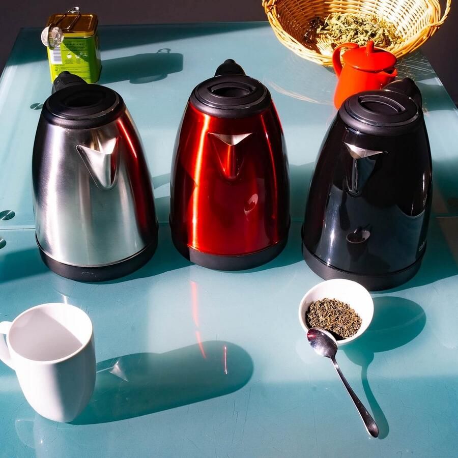 Compacte Elektrische Waterkoker 1.8L RVS met 360 Graden Voet