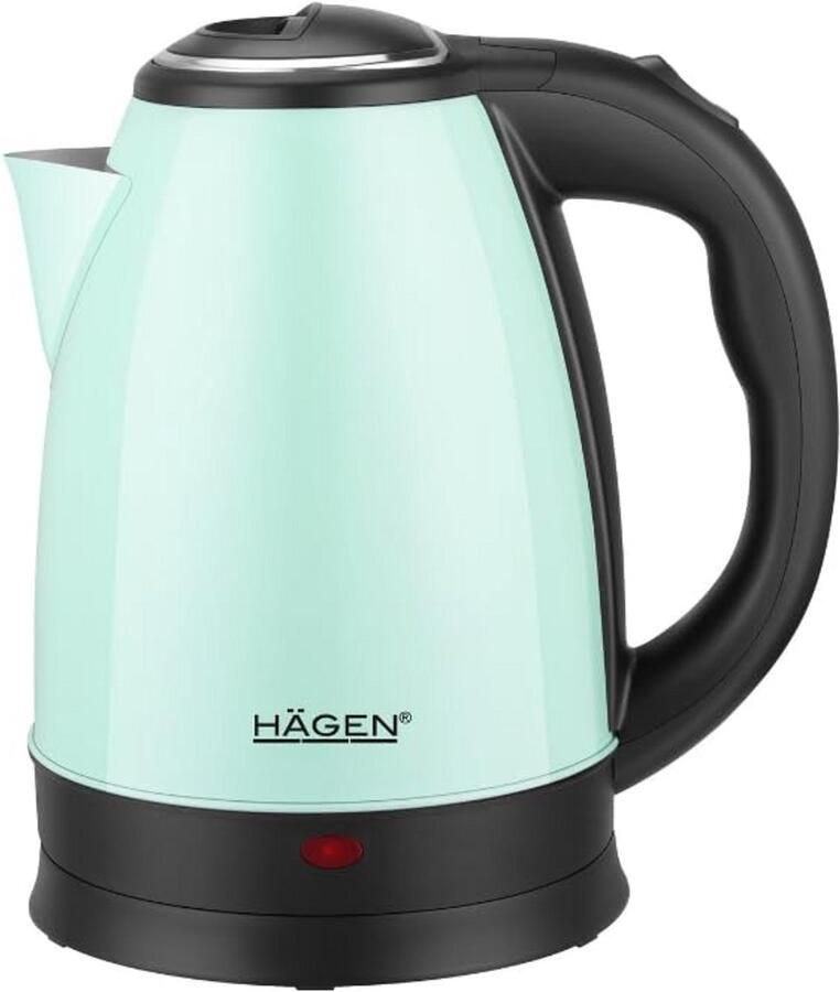 Compacte Elektrische Waterkoker van Roestvrij Staal met 360° Voet 1 8L 1500W