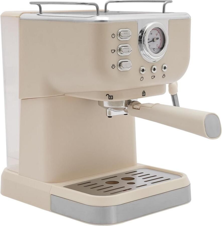 Compacte Espresso Machine met Stoomfunctie voor Thuis en Kantoor