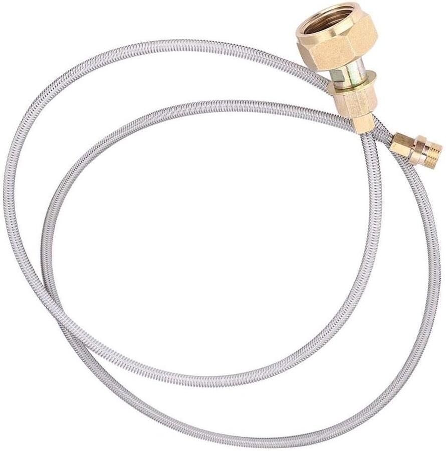Compacte Gasfles Adapter voor Koken Camping en Picknick Veilig en Duurzaam Geschikt voor Gasflessen