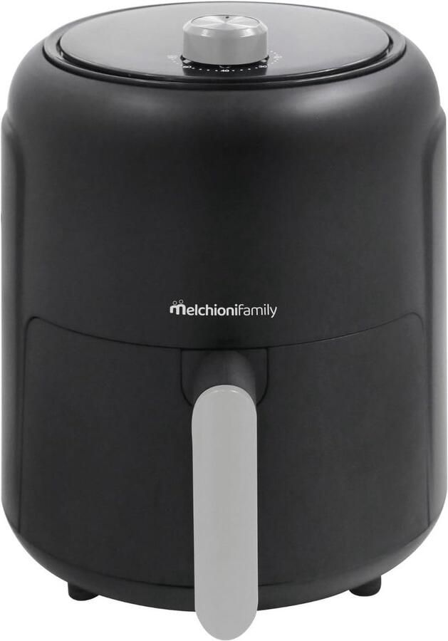 Compacte Heteluchtfriteuse 2.5L met Timer en Regelbare Temperatuur tot 200°C