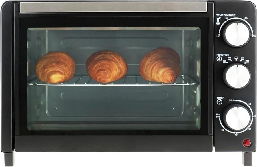 Compacte Heteluchtoven 18L Ideaal voor Kleine Keukens