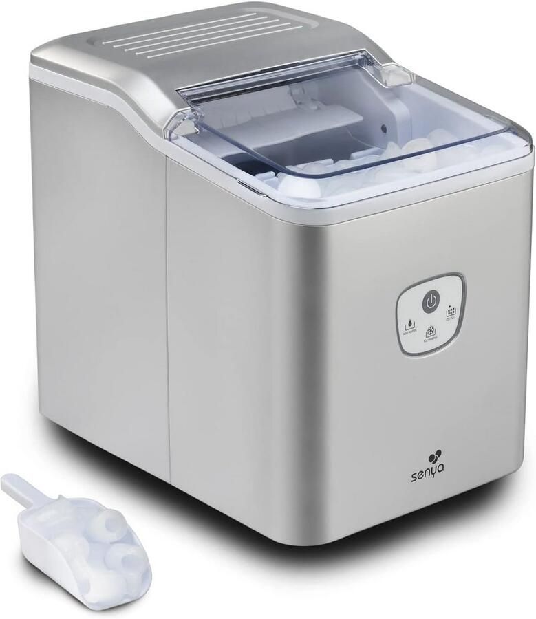 IJsblokjesmachine IJsmaker Dranken Koelen Automatische ie 12 kg per dag Zilverkleurig