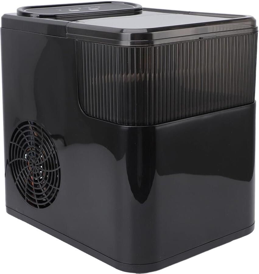 Compacte Ijsmachine Snelle IJsblokjesmaker Thuisbar Kantoor Zelfreinigend Snel IJs 23x30x29 cm