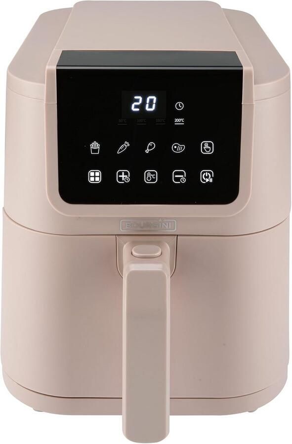 Compacte Keramische Airfryer 5 Liter PFAS-vrij & Stil Gezond Frituren in Beige