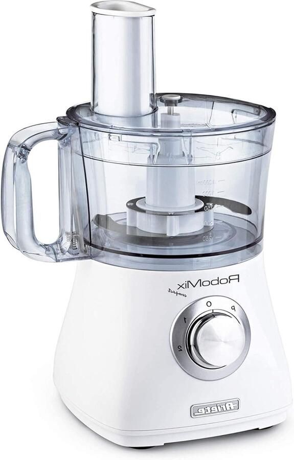 Compacte Keukenmachine Mini Processor Hakmolen Maaltijden Bereiden Veelzijdig Accessoire 2 Liter Wit