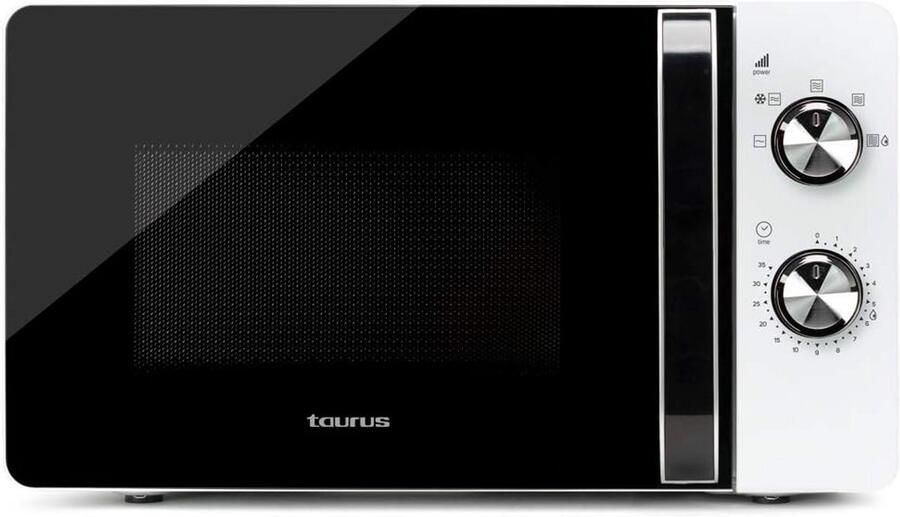 Compacte Magnetron 20 Liter 700W 5 Vermogensstanden & Ontdooifunctie Wit