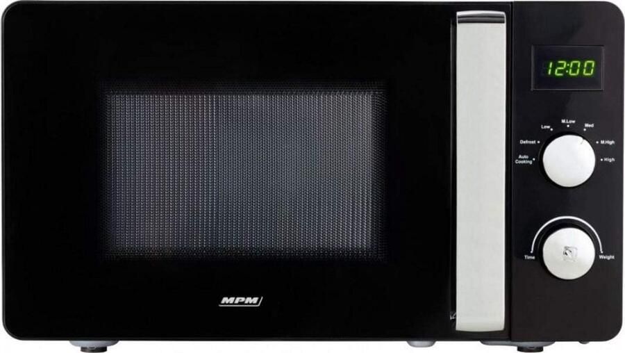 Magnetron Oven Keukenapparaat Maaltijden Bereiden Automatische Ontdooifunctie 20 Liter Zwart