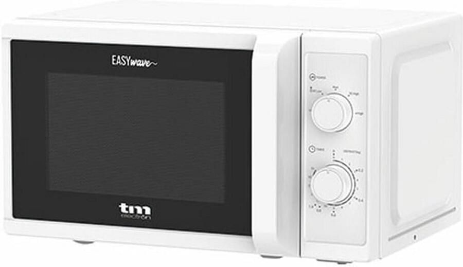 Compacte Magnetron 20 Liter Wit 700W Vermogen 5 Vermogensstanden en Ontdooifunctie