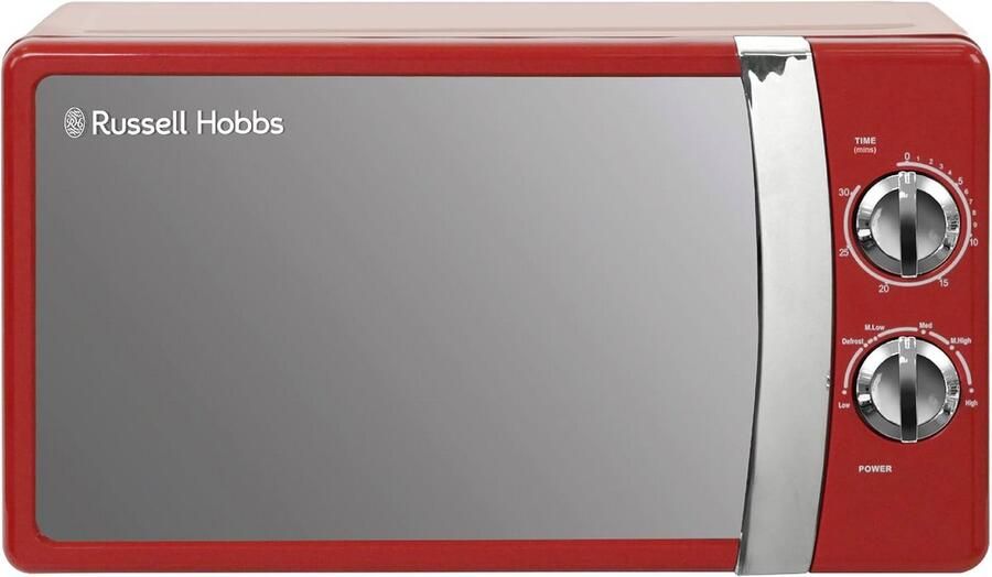 Compacte Magnetron met 5 Vermogensstanden en Ontdooifunctie 17L Rood