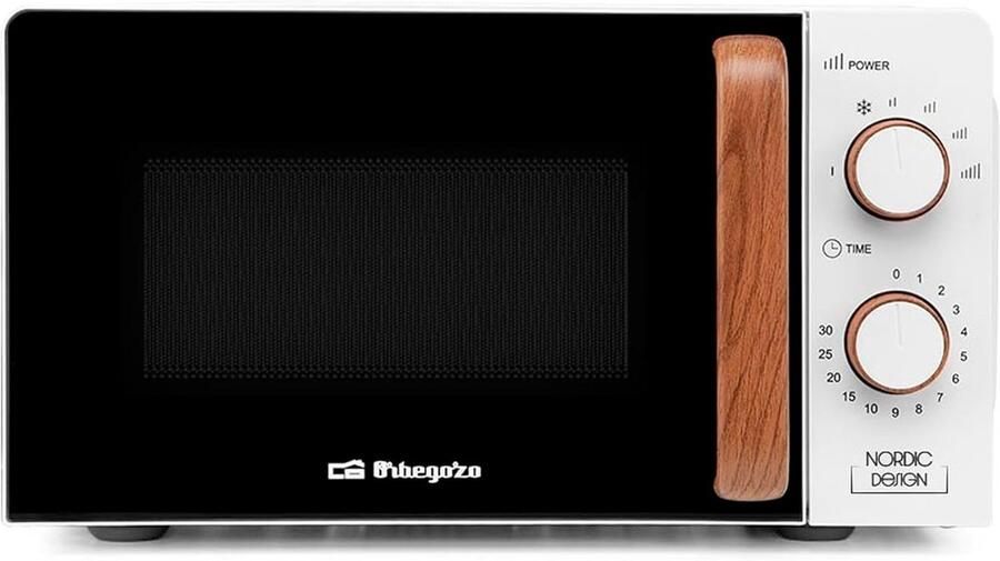 Compacte Magnetron Wit 700W 20 Liter Inhoud Ideaal voor Ovenbereiding