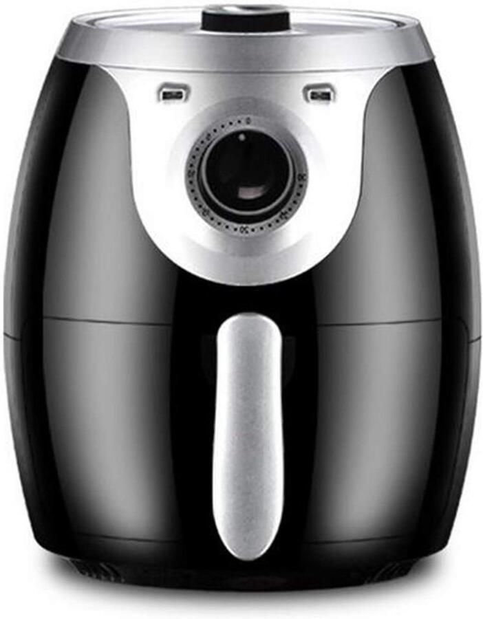 Compacte Mini Oven Gezonde Frituurpan Snelle Maaltijden Veelzijdige Kookopties 4 Liter Inhoud Zwart