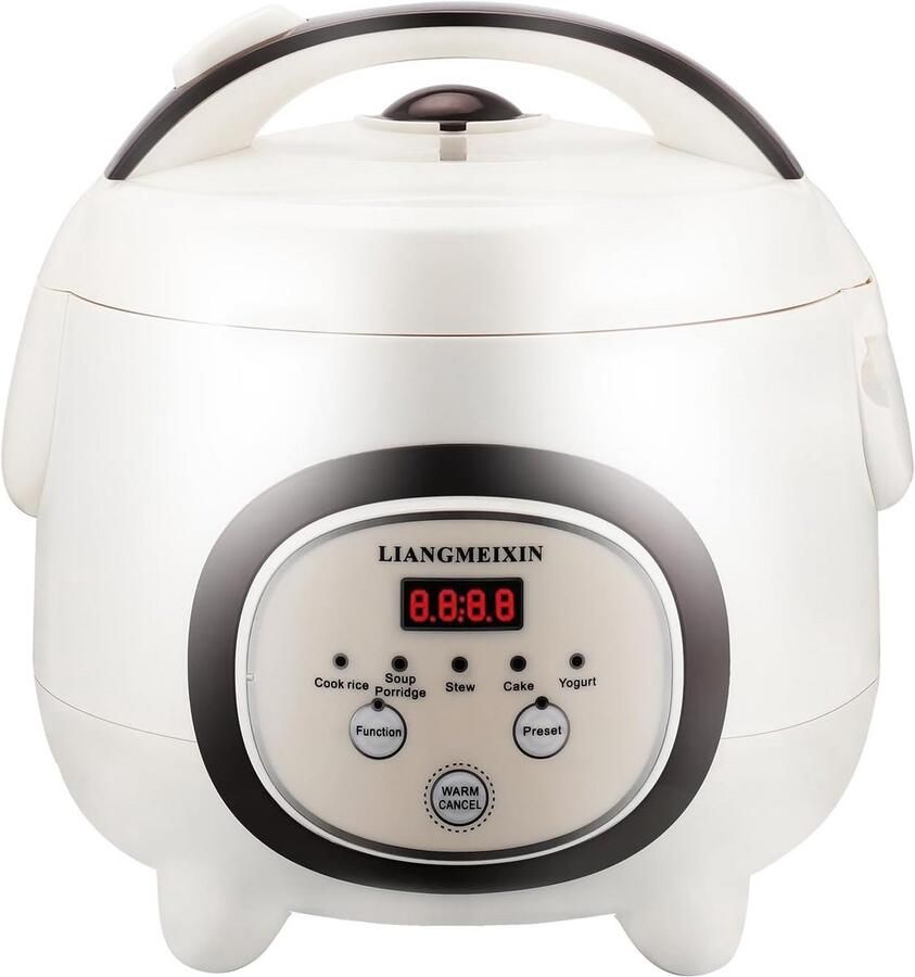 Compacte Multifunctionele Rijstkoker met Stomer (1 Liter) voor 1-3 Personen
