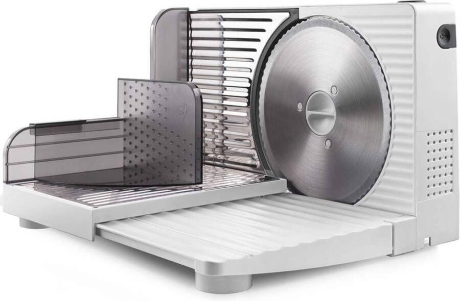 Compacte opvouwbare snijmachine voor vlees kaas groenten en meer 17 cm roestvrijstalen lemmet