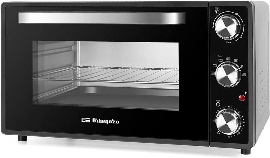 Compacte Oven met 38 Liter Inhoud Hetelucht en Timer 2000W - Foto 1