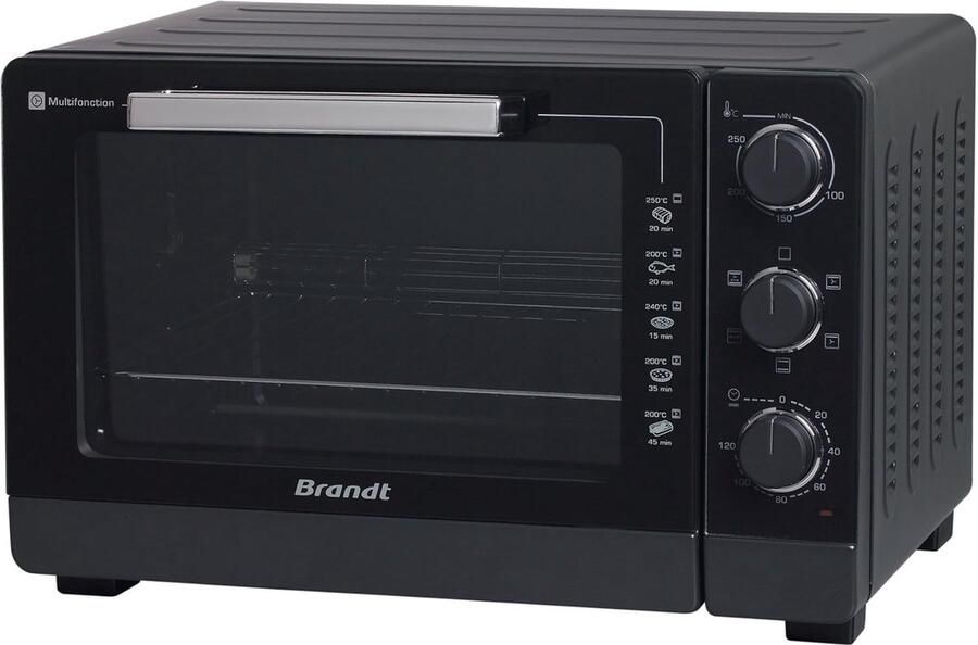 Compacte Oven Mini Oven Aanrecht Kleine Keukens Draaiplateau 40 Liter Zwart