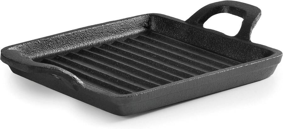 Compacte Rechthoekige Mini Grillplaat Roostersdraad 19 5x14x1 7 cm