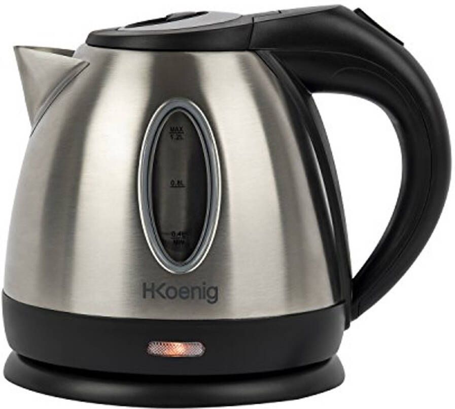 Compacte RVS Waterkoker 1.2L met Snelle Kookfunctie en Waterniveau Indicator