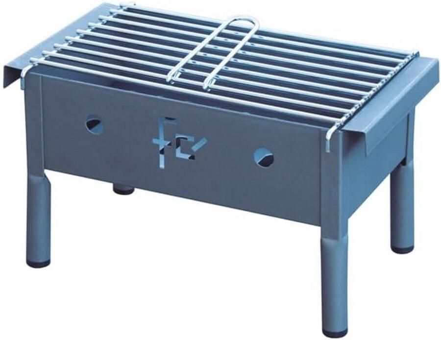 Compacte Tafelgrill Zwart Geschikt voor Binnen en Buiten Gebruik
