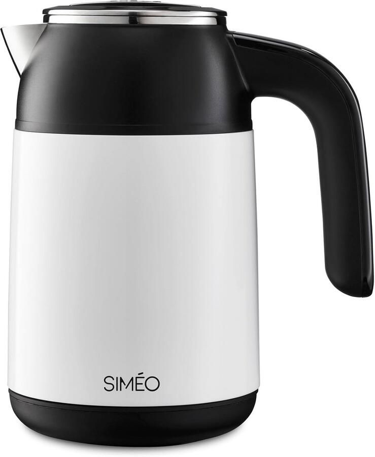Compacte Waterkoker met Temperatuurregeling en Dubbele Wand