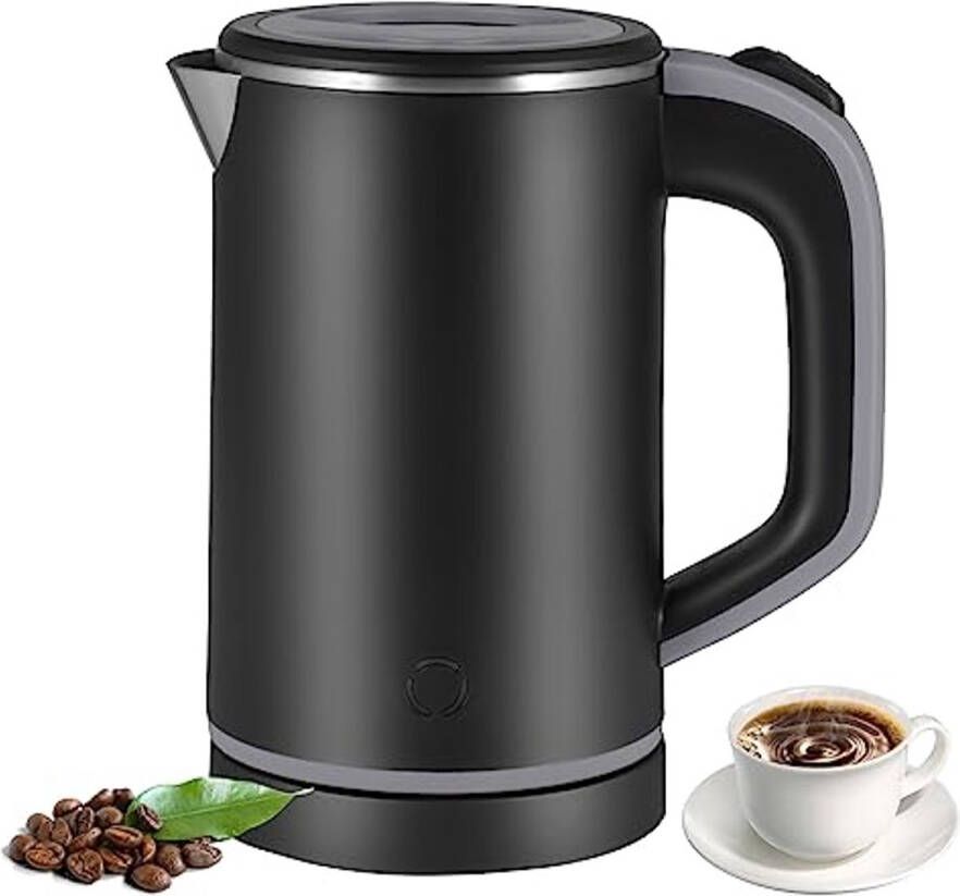 Compakte elektrische waterkoker 800 ml Mini reiswaterkoker met automatische uitschakeling Snel koken in 5 minuten