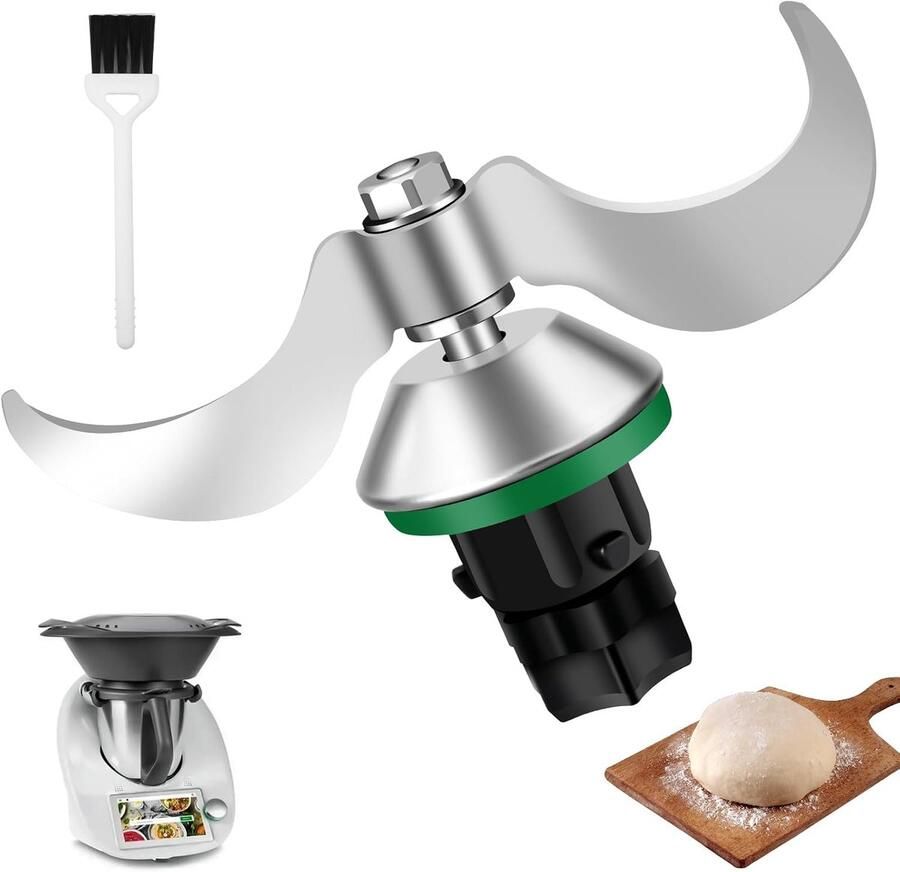 Compatibel met Thermomix TM5 TM6 TM7 roestvrij stalen deegmengmes geen deegresten compatibel met Vorwerk Thermomix TM5 TM6 keukenmachine