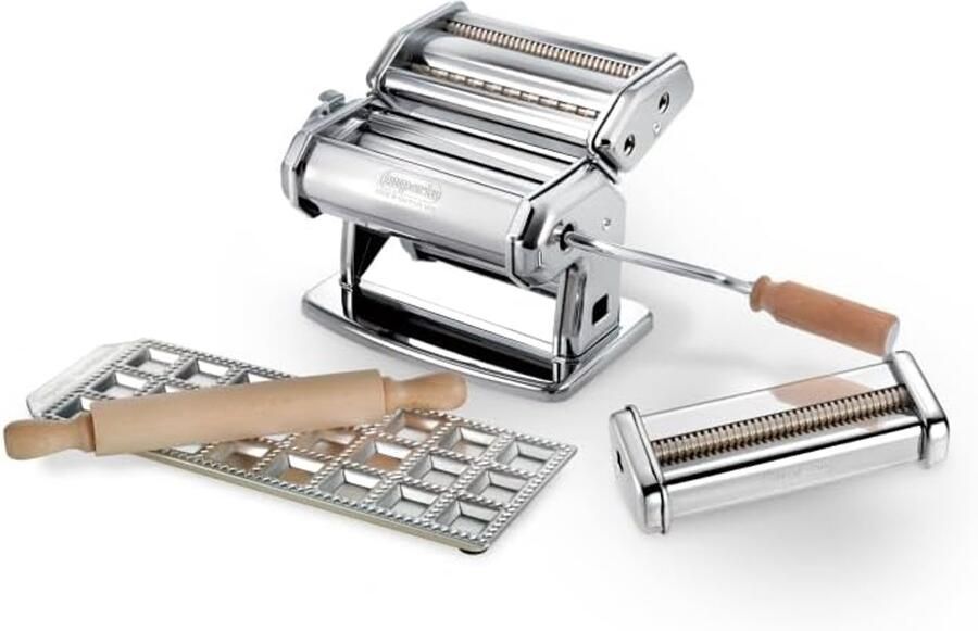 Complete Pastamachine Set met Accessoires Verse Pasta Maken 100% Made in Italy