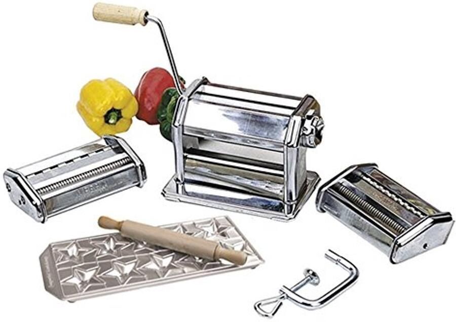 Complete pastamaker set voor authentiek Italiaanse pasta maken