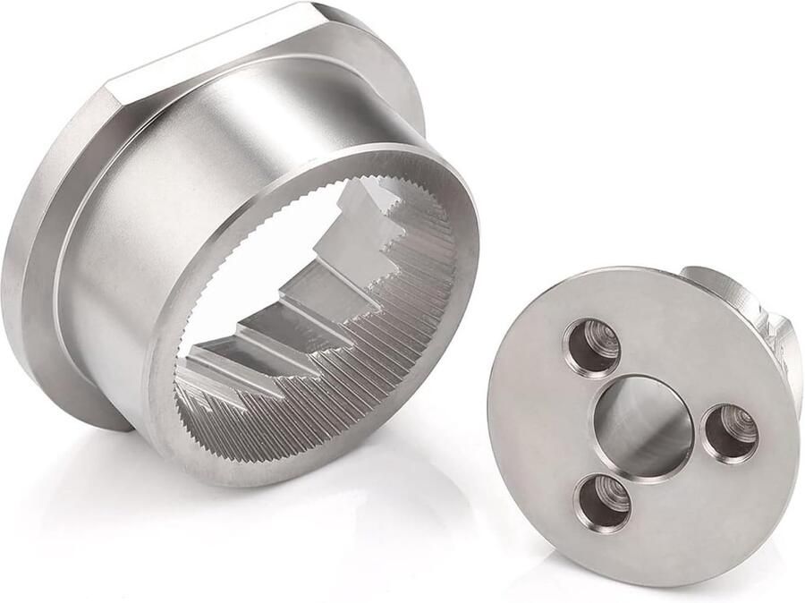 Complete set vervangonderdelen voor koffiemachines met 48 mm maalschijf en maalkegel – geschikt voor Jura Option-O Breville Quamar en AEG CaFamosa