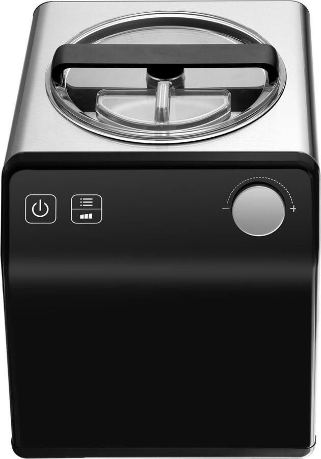 Compressor-IJsmachine Huishoudelijke Ijsmaker Capaciteit 2 L Vermogen 180 W Drie Programma's Sorbet Gelato Frozen Yoghurt Laag Geluidsniveau Zwart - Foto 2