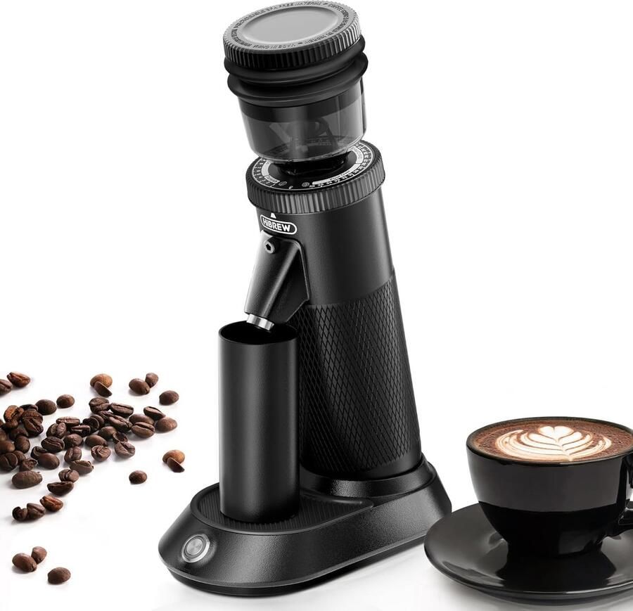 Conische Koffiemolen Espressomolen Verse Koffie 36 Maalstanden 50g Capaciteit Zwart