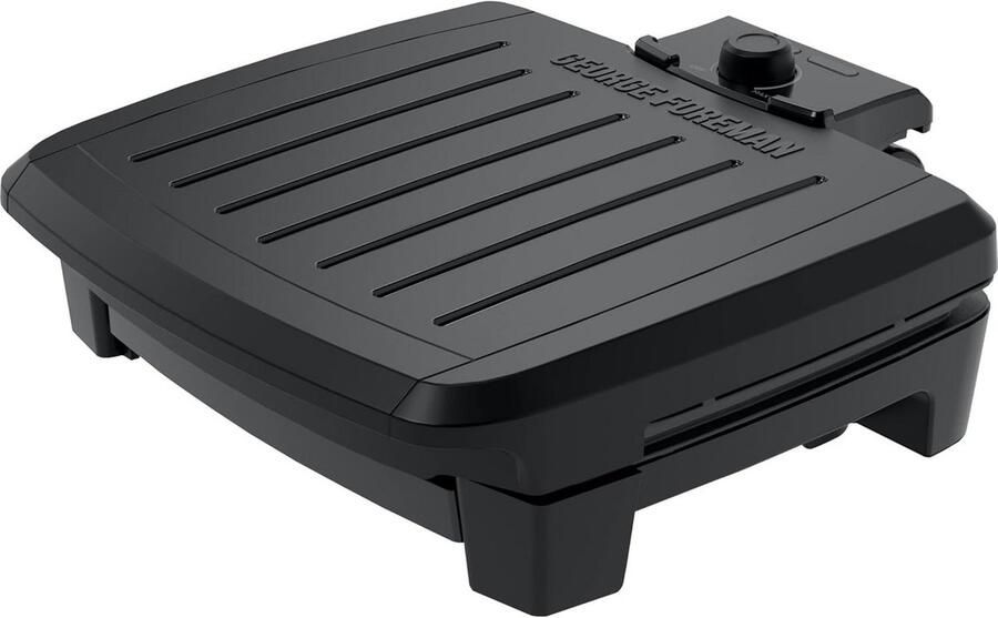 Contact Grill Elektrische Bakplaat Snel Maaltijden Bereiden Volledig Onderdompelbaar Vijf Porties Zwart