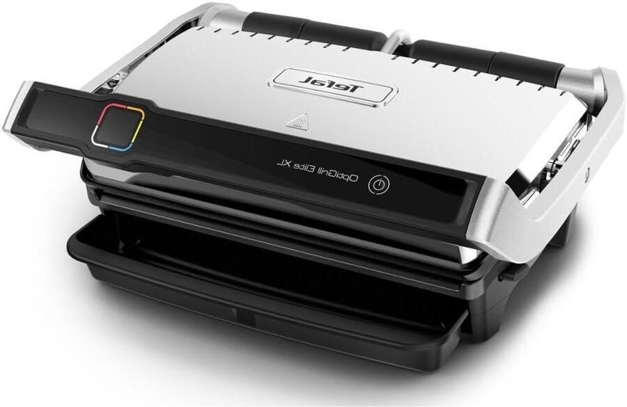 Contact Grill Elektrische Grill Lekker Eten Bereiden Automatische Kookprogramma's XL Formaat Zwart