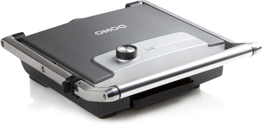 Contact Grill Panini Maker Elektrische Grill Gezond Grillen Automatische Vetverwijdering 2000 Watt Zilver