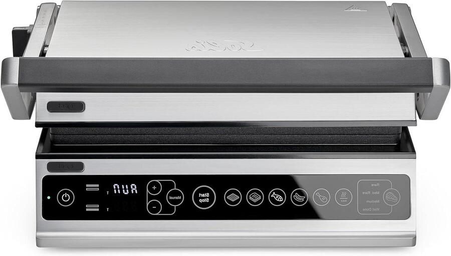 Contact Grill Sandwich Maker Panini Waffle Maker Snelle Maaltijden Bereiden Afneembare Platen 28 x 25 cm