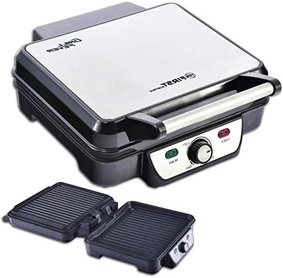 Contact Grill Tafel Grill Binnen Grillen 180° Opening 1800 Watt Zwart - Foto 2