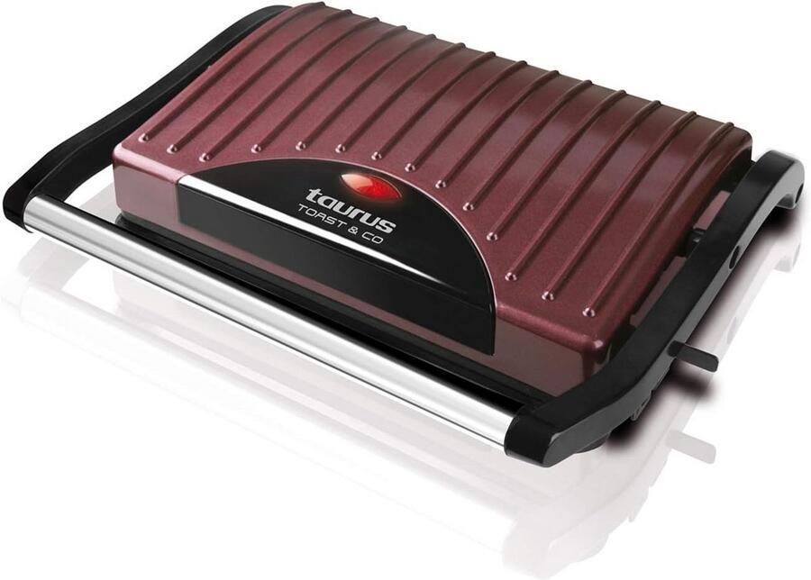 Contactgrill 700W voor perfect gegrilde toppetjes