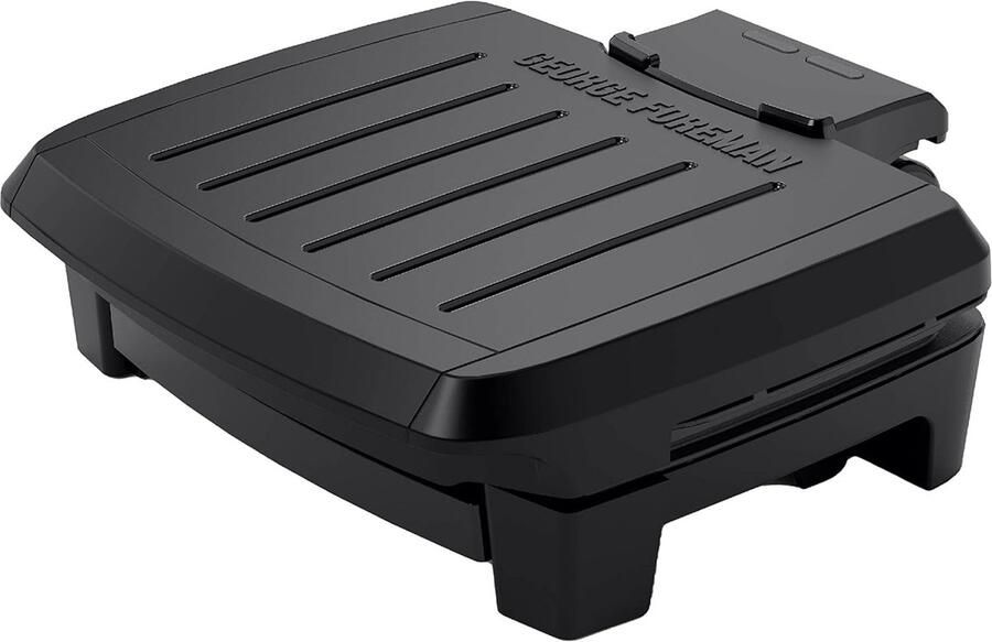 Contactgrill Elektrische grill Snel koken Volledig onderdompelbaar Compact formaat Zwart grijs