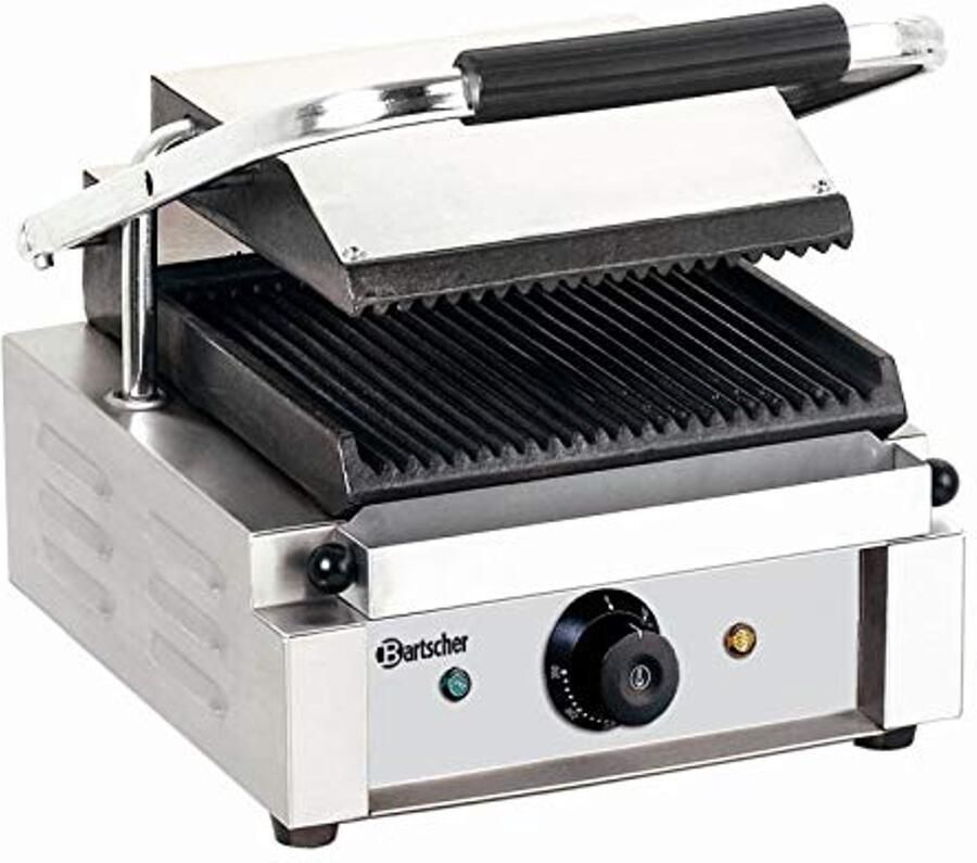 Contactgrill met groeven voor Panini en snacks - Foto 2