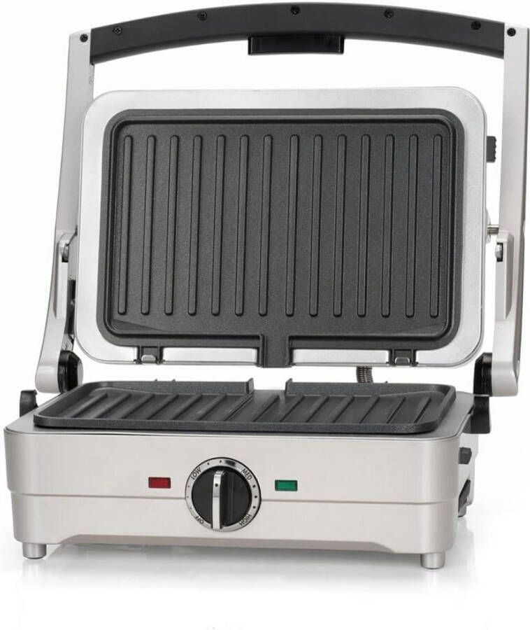 Contactgrill met uitneembare platen Tosti ijzer Panini Grill Contactgrill Uitneembare platen Makkelijk schoon te maken Grill appartaat Verschillende progamma's