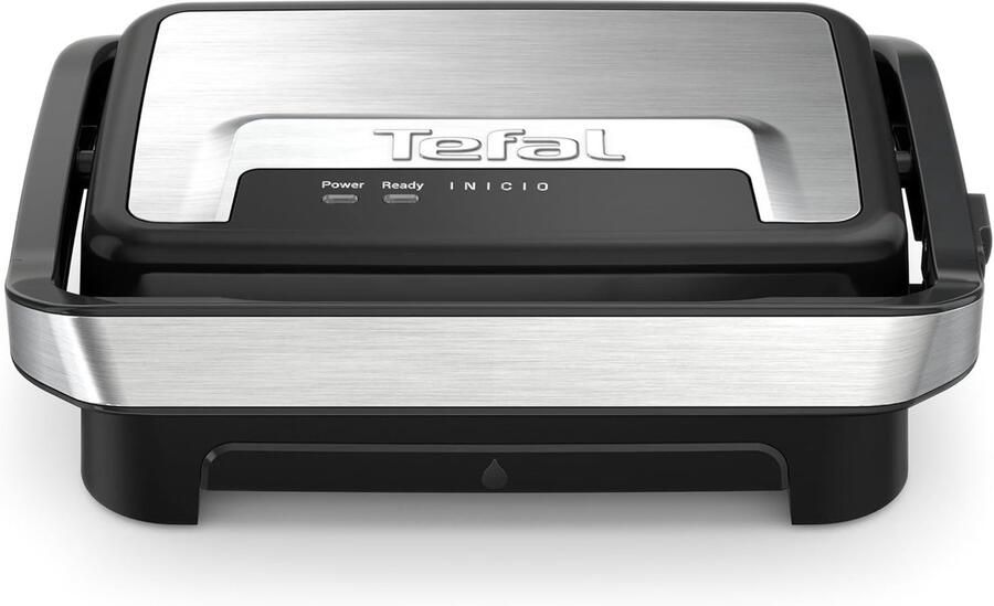 Contactgrill Paninigrill Tafelgrill Snelle Maaltijden 2-in-1 Apparaat 30x15x30 cm Roestvrij Staal Zwart