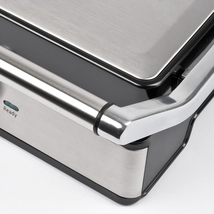 Contactgrill roestvrij staal 2000 Watt Ideaal voor vlees en groenten - Foto 2