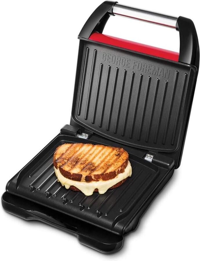 Contactgrill Tafelgrill Gezond Grillen 42% Minder Vet 5 Porties Rood