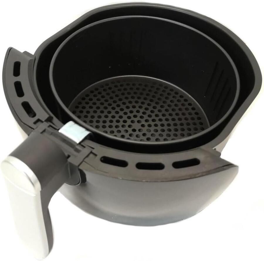 Container mand lade Friteuse accessoire Luchtfriteuse onderhoud Origineel reserveonderdeel 28.2D x 38B x 12H cm Zwart